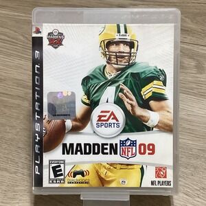 Madden NFL 09 Video Game for Sony PlayStation 3 PS3 EA Sports‎